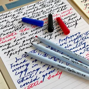 Monami Water-Based Gel Pen Fine Point Smooth Writing Sign Pen For Office School Daily Writing Stationery
