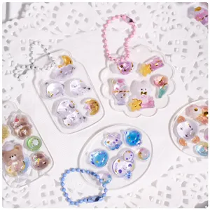 Cute 3D stereo relief decorative stickers set for DIY phone cases and notebooks crafts!