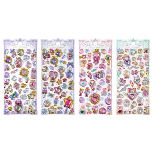 Magic wand gem crystal stickers sparkly rhinestone diamond decorative stickers for girl crafts