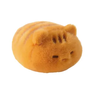 Cute plush cat beanbag toy soft stuffed animal stress relief cute kitten doll for office desk