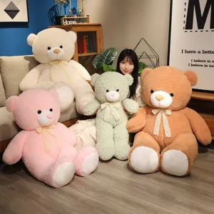 Giant Stuffed Teddy Bear Plush Toy Cute Soft Big Cuddly Doll Birthday Gift for Girls