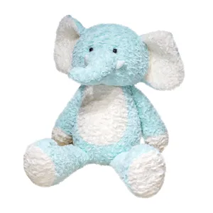 Mignon peluche éléphant bleu doux bébé animal en peluche oreiller super cadeau enfant