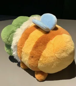 Simpatica ape di peluche animale imbottito bambola morbido cuscino regalo compleanno