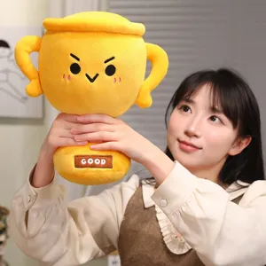 Simpatico trofeo peluche giocattolo bambola cuscino morbido imbottito regalo bambini