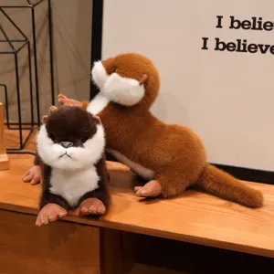 Simulation Otter Plueschtier niedliches Kuscheltier Puppe Dekoration Kissen Grosshandel