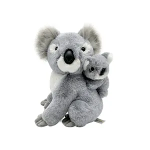 Realistisches Mutter und Baby Koala Plüschtier, weiches Kuscheltier Stofftier Geschenk Deko