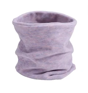 Winter warm knitted neck gaiter, double layer thickened windproof infinity scarf for outdoor.