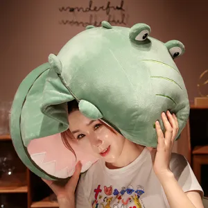 Cute Crocodile Shark Plush Cushion Cartoon Stuffed Animal Toy Thickened Tatami Chair Pad Warm Home Decor Pillow