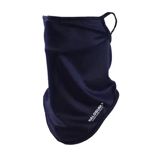 Summer breathable mesh sun protection face mask with ear loops for outdoor sports and fishing