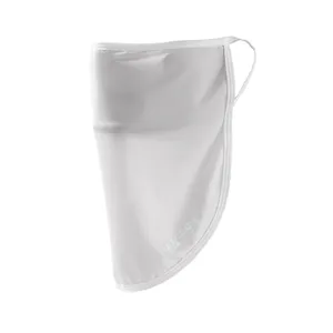 Ice silk sun protection face mask, breathable and lightweight ear-loop neck gaiter.