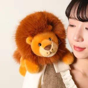 Simuliert Duftend Langhaarig Löwe Plüschtier Süß Gestopft Tier Puppe Weich Begleiter Kissen Heimdekor Geschenk