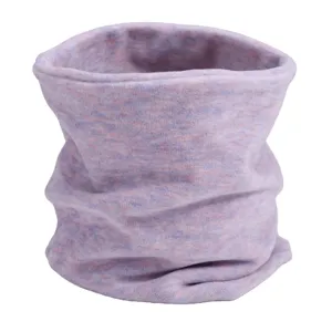 Thermal fleece neck gaiter winter warm windproof knitted tube scarf for outdoor sports