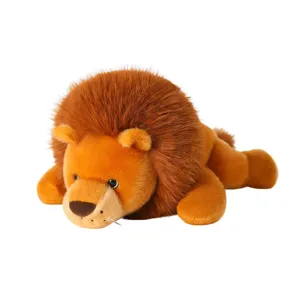 Niedliches Plüschlöwe Spielzeug, weicher liegender Tier Plüschtier Deko Geschenk für Kinder.