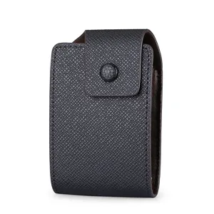 Tarjetero Mini Acordeón para Hombre de Cuero PU Grano de Palma Estuche de Tarjetas Delgado Organizador de Tarjetas de Crédito Bolsillo Monedero