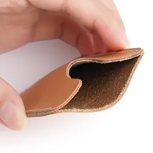 Porte-carte minimaliste en cuir véritable, étui mini mince pour carte de crédit et de visite.