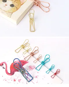 Metall Fisch Clips und Büroklammern Set, kreative Schreibwaren für Büro und Schule.