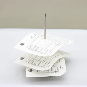Stainless steel bill fork memo holder receipt spike for kitchen restaurant office desk organizer