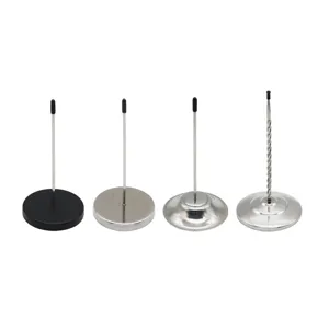 Stainless steel receipt spike bill holder menu organizer kitchen ticket spindle for restaurant desk.