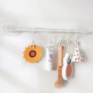 Japanese seamless hanging hook clips multi-functional drying clips for home bathroom storage use.