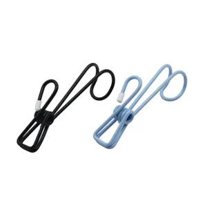 Japanese style metal multi-functional hook clips laundry and photo clips set of two.