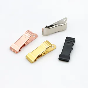 Set metalen bretels klemmen 4 kleuren zware metalen krokodillenklemmen voor ambachten ID