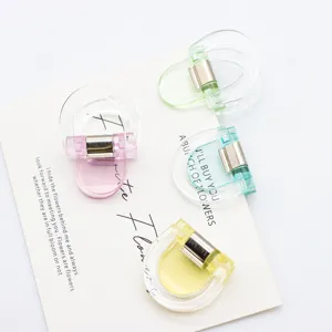 Transparent creative universal clips, traceless multi-functional binding and snack sealing tools.