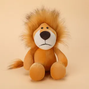 Schattige pluche leeuw knuffel zacht gevuld dier pop kind cadeau schooltas hanger leuk