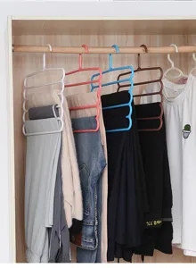 Grucce multiuso per pantaloni appendiabiti salvaspazio organizer per armadio sciarpe