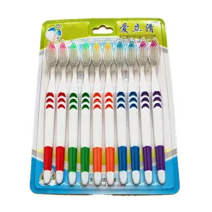 Soft Bristle Toothbrush Family Oral Care Plastic Dental Cleaning Tooth Brushes Daily Oral Hygiene Cleaning Tool