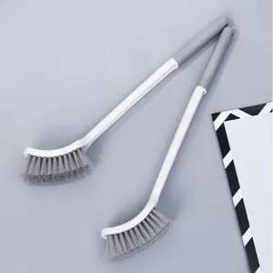 Deep Cleaning Toilet Brush With Soft Bristle Long Handle Japanese Style Household Bathroom Wall Mounted Cleaning Brush