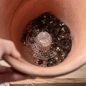 Transparent Kunststoff Blumentopf Drainage Netzmatte Konisch Atmungsaktiv Wurzelfäule Verhindern Garten Topf Filter Netto Werkzeug