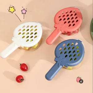 Panier d'égouttage de fruits fraise mignon avec poignée bac de vidange de cuisine