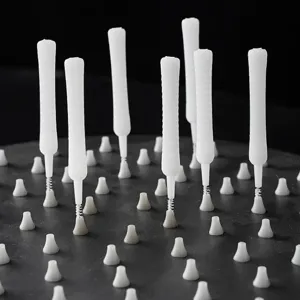 Mini douchekop reinigingsborstel set, flexibel hulpmiddel voor badkamerkraan gaten en kleine kieren.