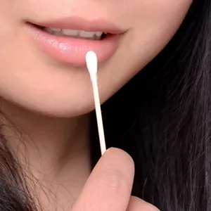 Double headed cotton swabs wooden sticks makeup remover daily cleaning beauty care sticks