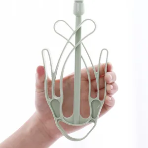 Balcon séchoir à chaussures rotatif en plastique multifonctionnel crochet de suspension