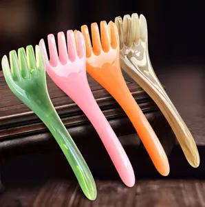Five-Claw Head Massager Resin Meridian Scalp Scratching Tool Ergonomic Full Body Acupoint Massage Comb Relaxation Tool