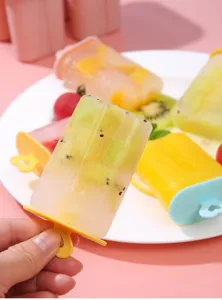Silikon Eis am Stiel Form Detail, DIY selbstgemachte Fruchteisbereiter, Küchenwerkzeug