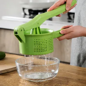 Prensa Escurridora de Verduras Manual de Plástico Cocina Deshidratador de Alimentos Herramienta de Fruta