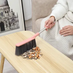 Langer Griff Bettbürste für Hausreinigung, weiche Borsten Staubbesen für Sofa und Bett.