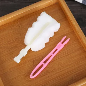 New foldable sponge bottle brush and cup cleaning tool for thermal cups and baby bottles.