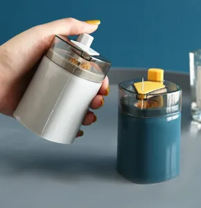 Distributeur automatique de cure-dents en détail, boîte de rangement pratique pour la maison.