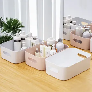 Boîte de rangement de bureau en plastique organisateur cosmétique pour maison et cuisine
