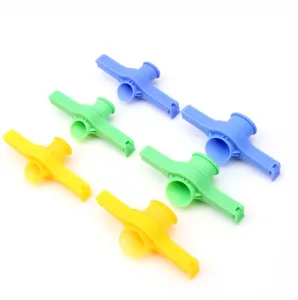 Close-up detail of colorful plastic food sealing clips with convenient pouring spouts.