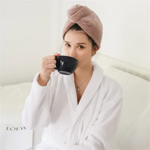Bonnet de bain séchoir doux pour femmes, serviette éponge absorbante en microfibre pour les cheveux.