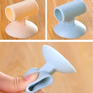 Silicone suction cup door stopper wall protector mute anti-collision pad home hardware.