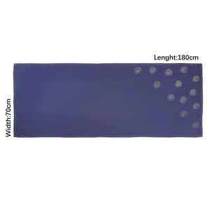 Chiffon scarf detail showing rhinestone rose pattern and dimensions 180x70cm for women.