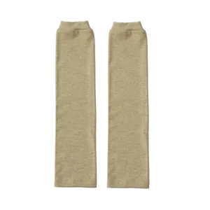 Breathable modal cotton arm sleeves for women solid color elastic sun protection arm covers.