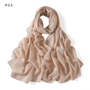 Lightweight striped metallic dotted scarf, elegant breathable long shawl for women.