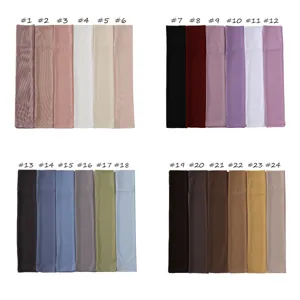 Solid color ice silk ribbed arm sleeves 24 colors uv protection breathable sun protection