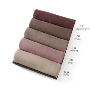 Soft modal cotton wide scarf shawl hijab in beautiful solid colors for women daily.